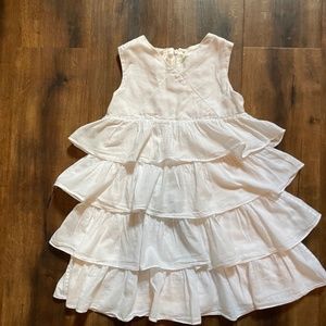 White Ruffle Dress